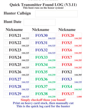 Hunter Card
